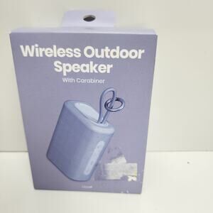 GEMS Wireless Outdoor Speaker Purple Blue Water-Resistant Rechargeable USB-C